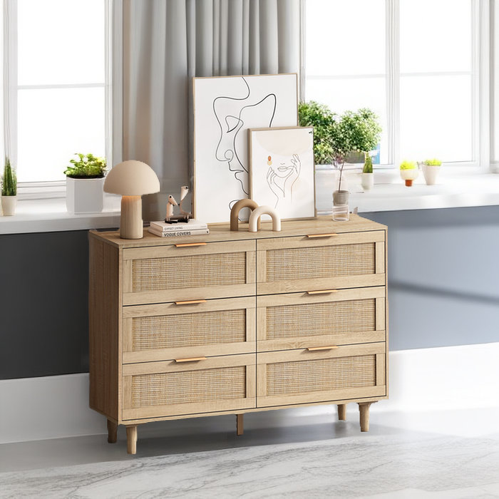 Bay Isle Home 6 - Drawer Dresser | Wayfair